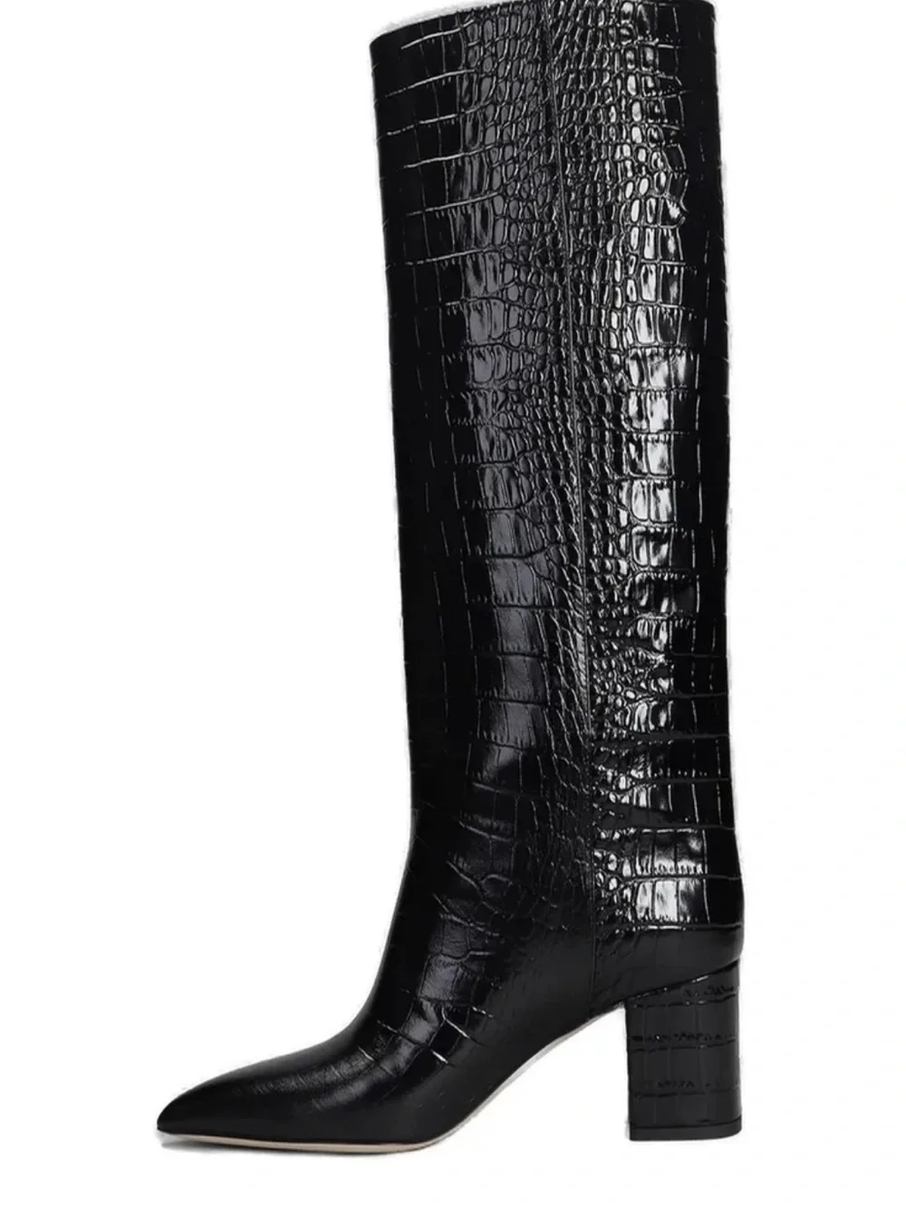 Paris Texas Anja Black Leather Boots
